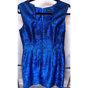 Tahari Arthur S. Levine Elegant Blue Dress - Size 10